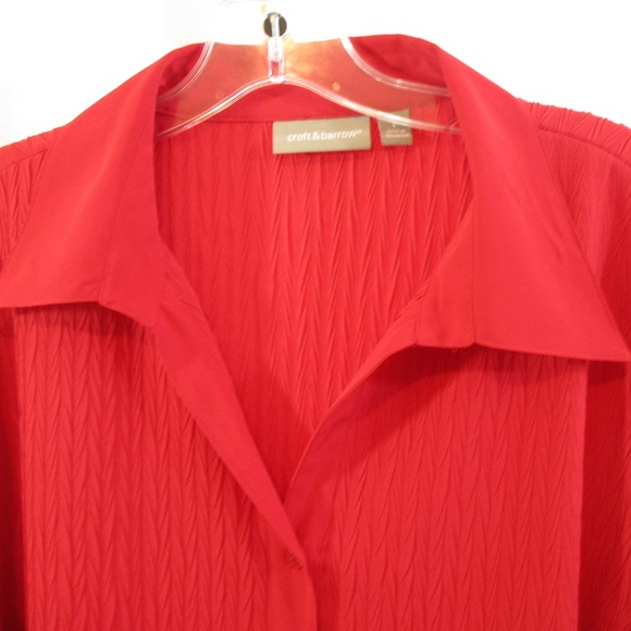 Croft&Barrow women's long sleeve blouse (0055) - Picture 1 of 6